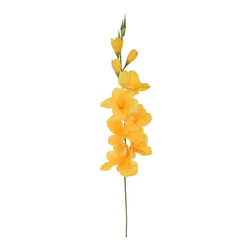 Gladiolus – vetvička 77 cm yellow K321